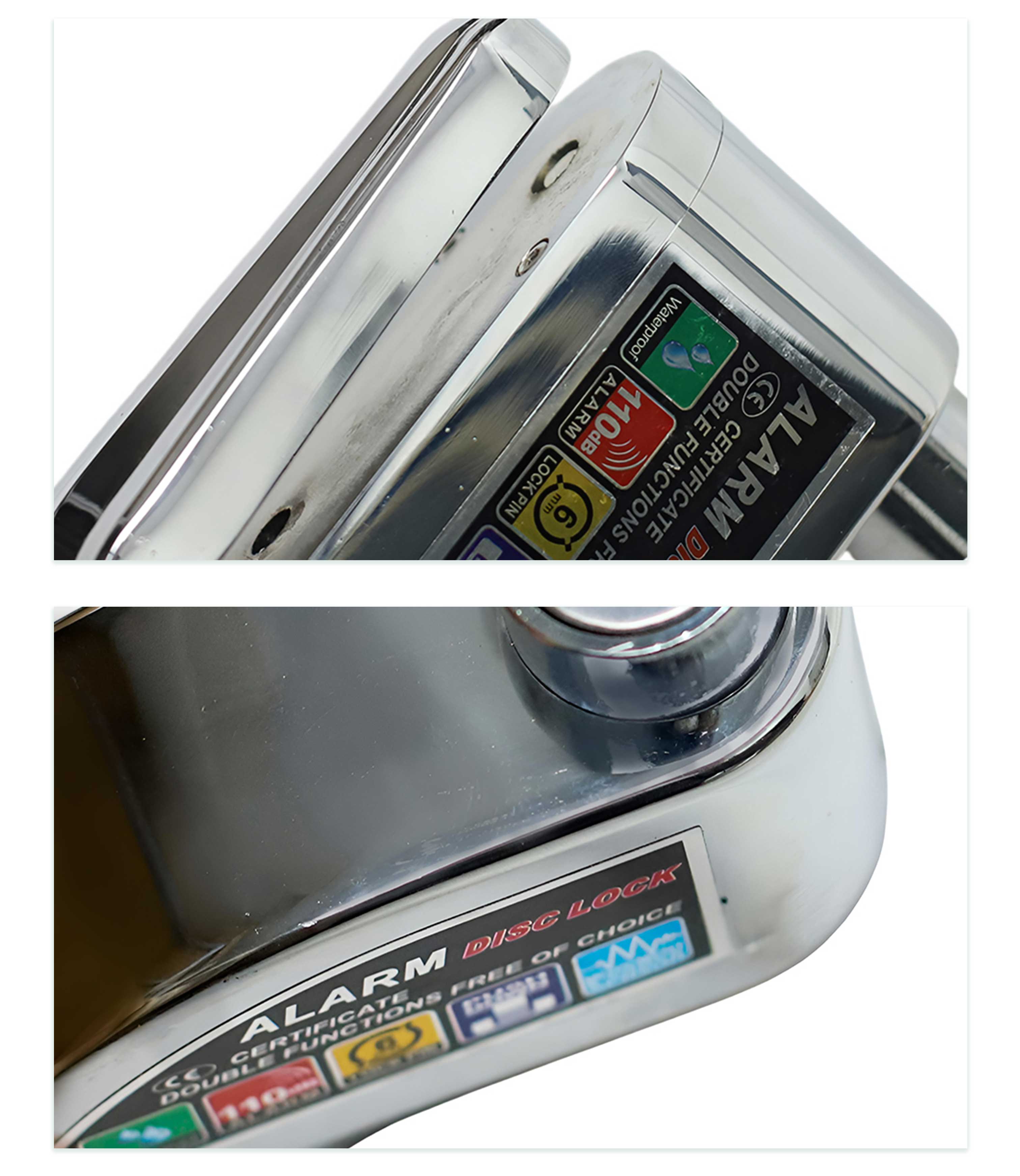 Borske motorcycle Parts Company Motorcycle Alarm Disc Lock 3